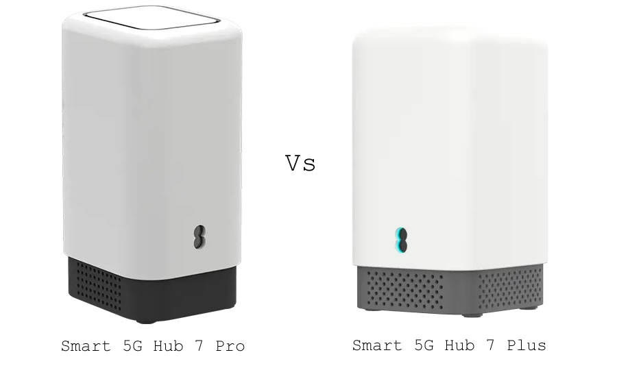 EE Smart 5G Hub 7 Pro vs 7 Plus