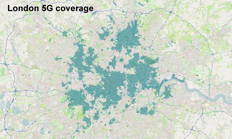 EE 5G in London