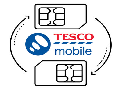 replacement tesco sim card