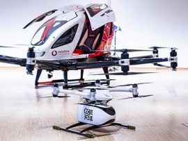 Vodafone hails flying taxis with EHang
