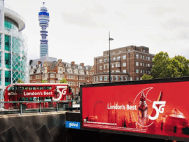 Vodafone has ‘best 5G in London’ and celebrates with innovative ads