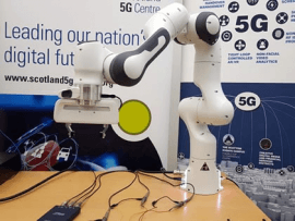 University of Glasgow completes successful 5G robot experiment